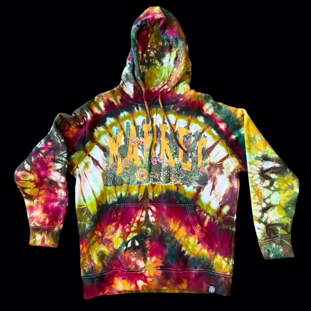 Haus of Hendo Hand Dyed Market Tie-Dye Graphic Hoodie